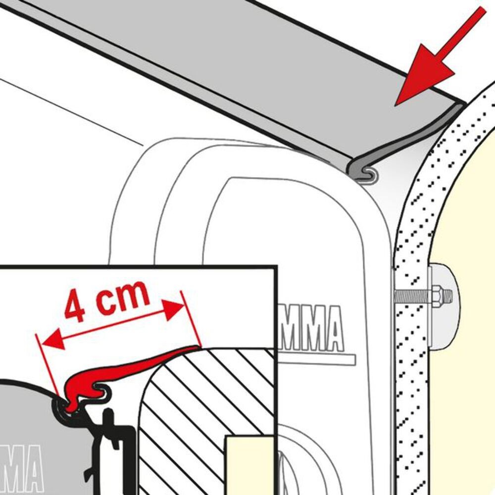 Fiamma Rain Guard M per meter