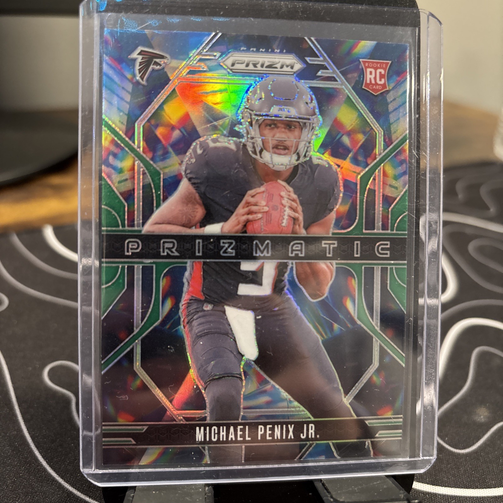 2024 Panini Prizm - Prizmatic Michael Penix Jr. #10 Green Ice Prizm (RC)