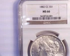 1882-CC NGC MS66 Morgan Silver Dollar, Carson City Coin, Nice!!