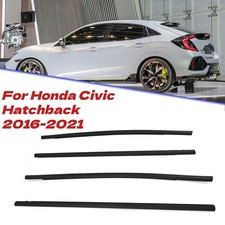Window Molding Trim Seal Weatherstrip For Honda Civic Hatchback Type R 2016-2021