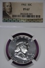 1962 NGC 50C PF67 FRANKLIN HALF DOLLAR #B51564 — photo 1