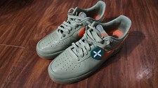Nike Air Force 1 '07 Premium Low Oil Green Safety Orange for Sale