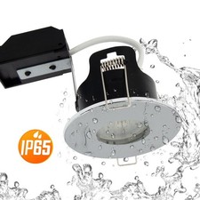 Image of Fire Rated Downlights Black, White, Chrome, Brush Nickel Bezel (Single Pack) 1