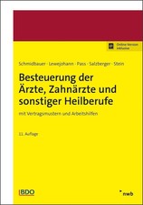 Besteuerung der Ärzte, Zahnärzte und sonsti...
