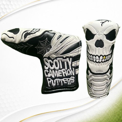 Scotty Cameron 2017 Knock Em Dead Halloween Skull Blade Putter Headcover