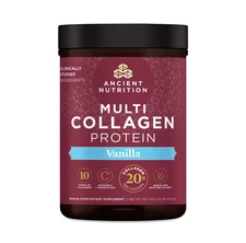 Ancient Nutrition Multi Collagen Protein, Vanilla 1 Lb