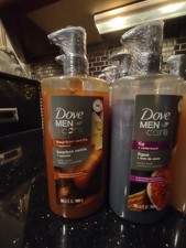 Dove Men Care Bourbon Vanilla Body Wash 25.4 oz Pump   7 bottles