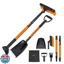 LPEIEB 6 in 1 Snow Brush Snow Shovel Set Retractable Car Snow Scr