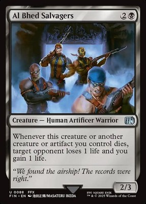 MTG Magic the Gathering Al Bhed Salvagers (88/764) Final Fantasy LP