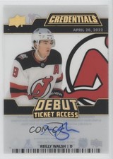 2023-24 Upper Deck Credentials 37/99 Reilly Walsh #DTA-RW Auto u0h