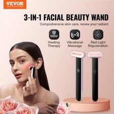 Red Light Therapy Wand for Face 7Color LED Facial Wand Red Light Therapy