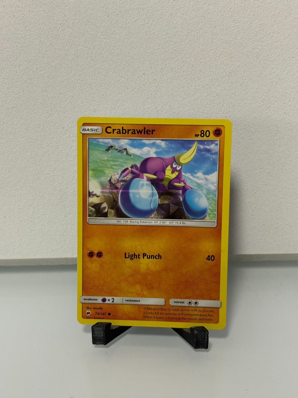 Crabrawler 73/147 Common Burning Shadows Pokemon