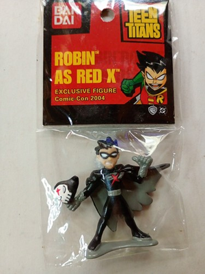 #ad Bandai Teen Titans Robin As Red X 2004 Comic Con SDCC Exclusive Figure Sealed... $99.50