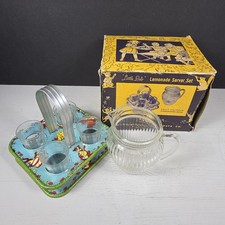 Vintage Little Deb No. 207 Lemonade Server Set Tin Tray Complete Box