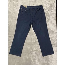 Polo Ralph Lauren Men's Navy Blue Cotton Chino Pants Casual Trousers 36x32