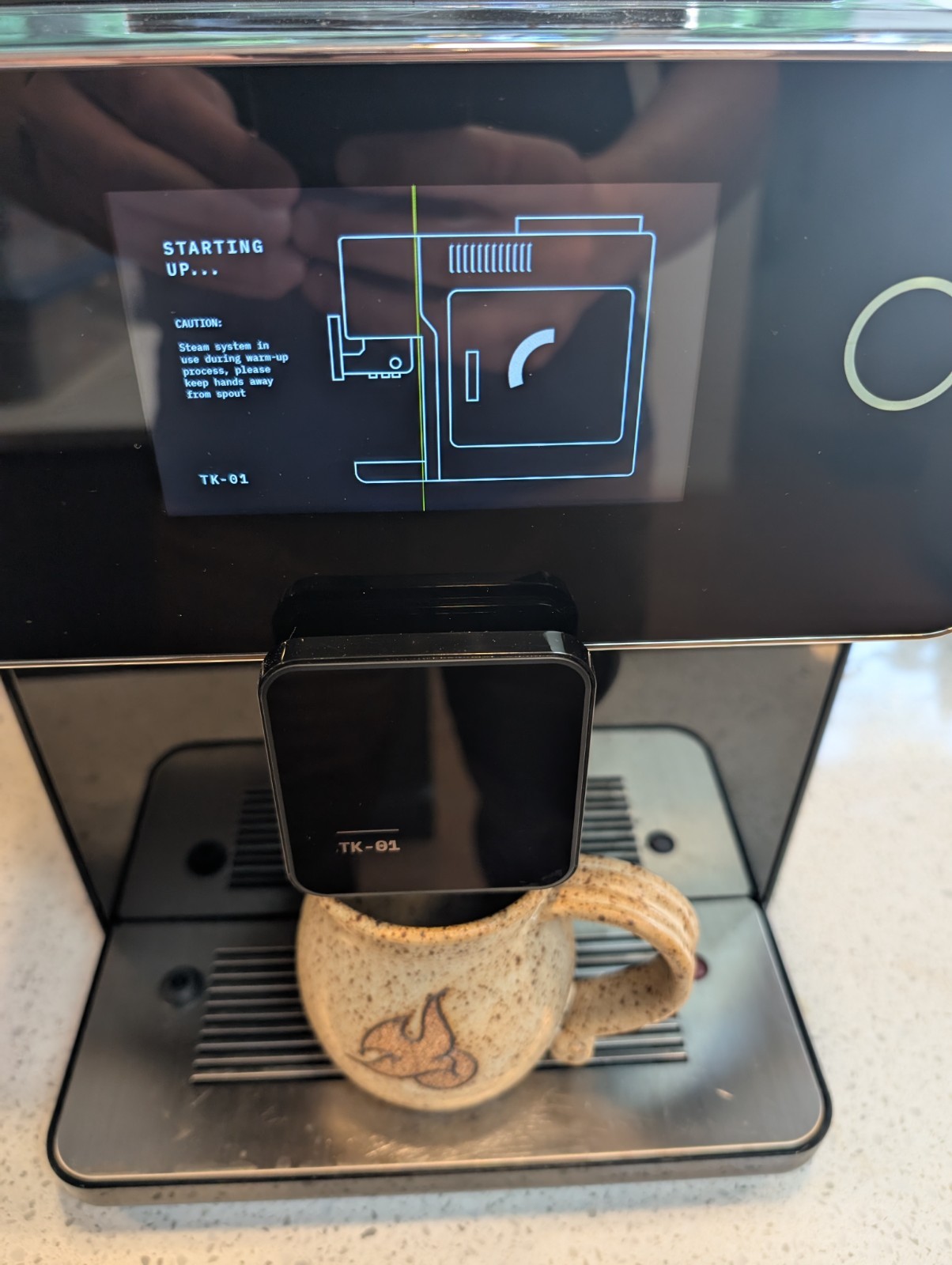 Terra Kaffe TK-01 Super Automatic Espresso Machine W/ Milk Frother Black