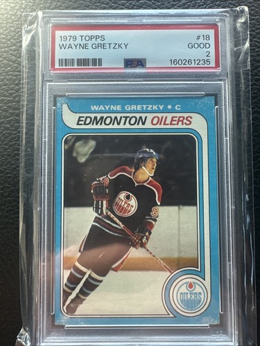 1979 Topps #18 Wayne Gretzky Rookie RC PSA 2