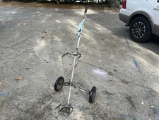 Vintage Bag Boy Golf Bag Collapsable Caddy On Wheels, Original Jarman-Williamson