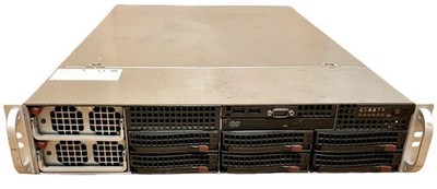 Supermicro CSE-828 2U 6-Bay Rack Server   4× AMD Opteron 6234, 32 GB DDR3 ECC, 9