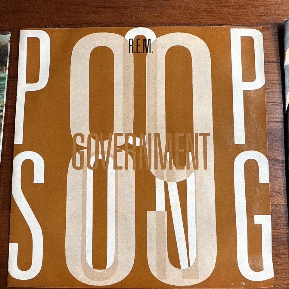 Complete Orig. 1989 REM SINGLEACTIONGREEN 7" 45 Vinyl Singles Box Set Records Foto 4 de 4