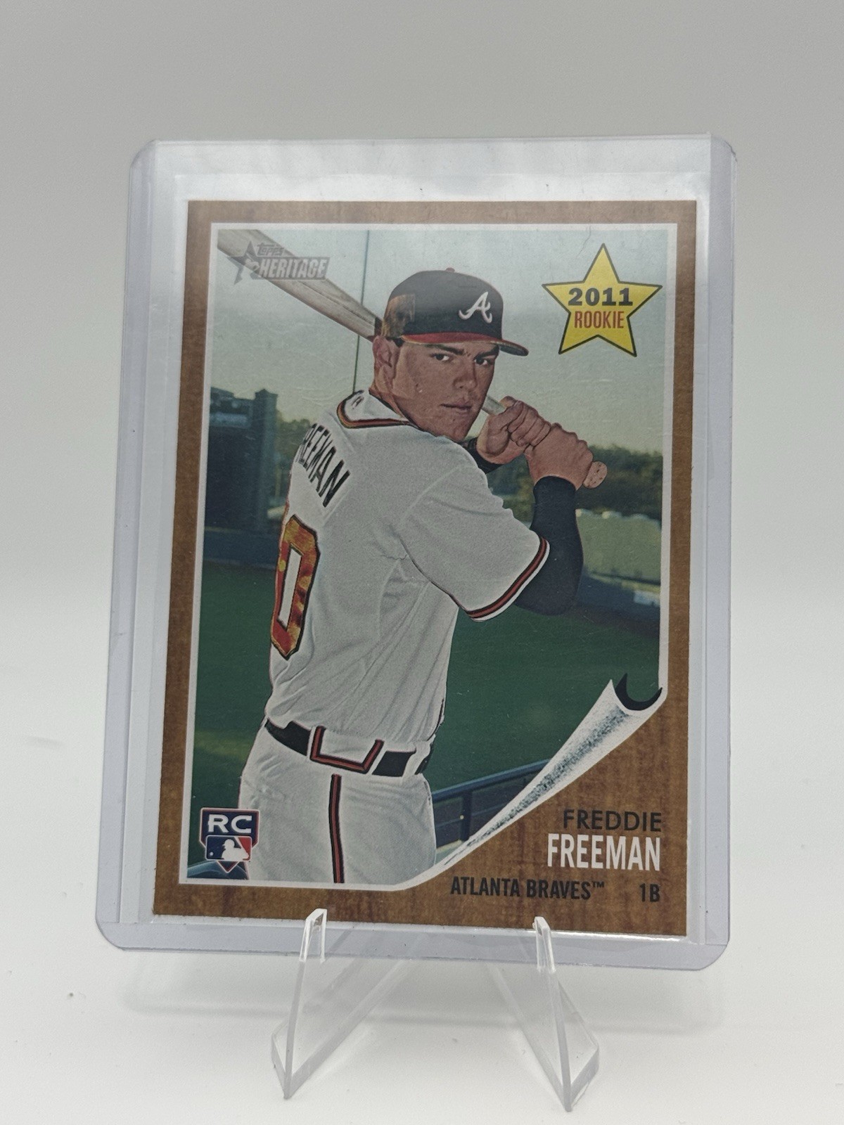 2011 Topps Heritage #76 Freddie Freeman MINT+ RC Braves Dodgers WS MVP