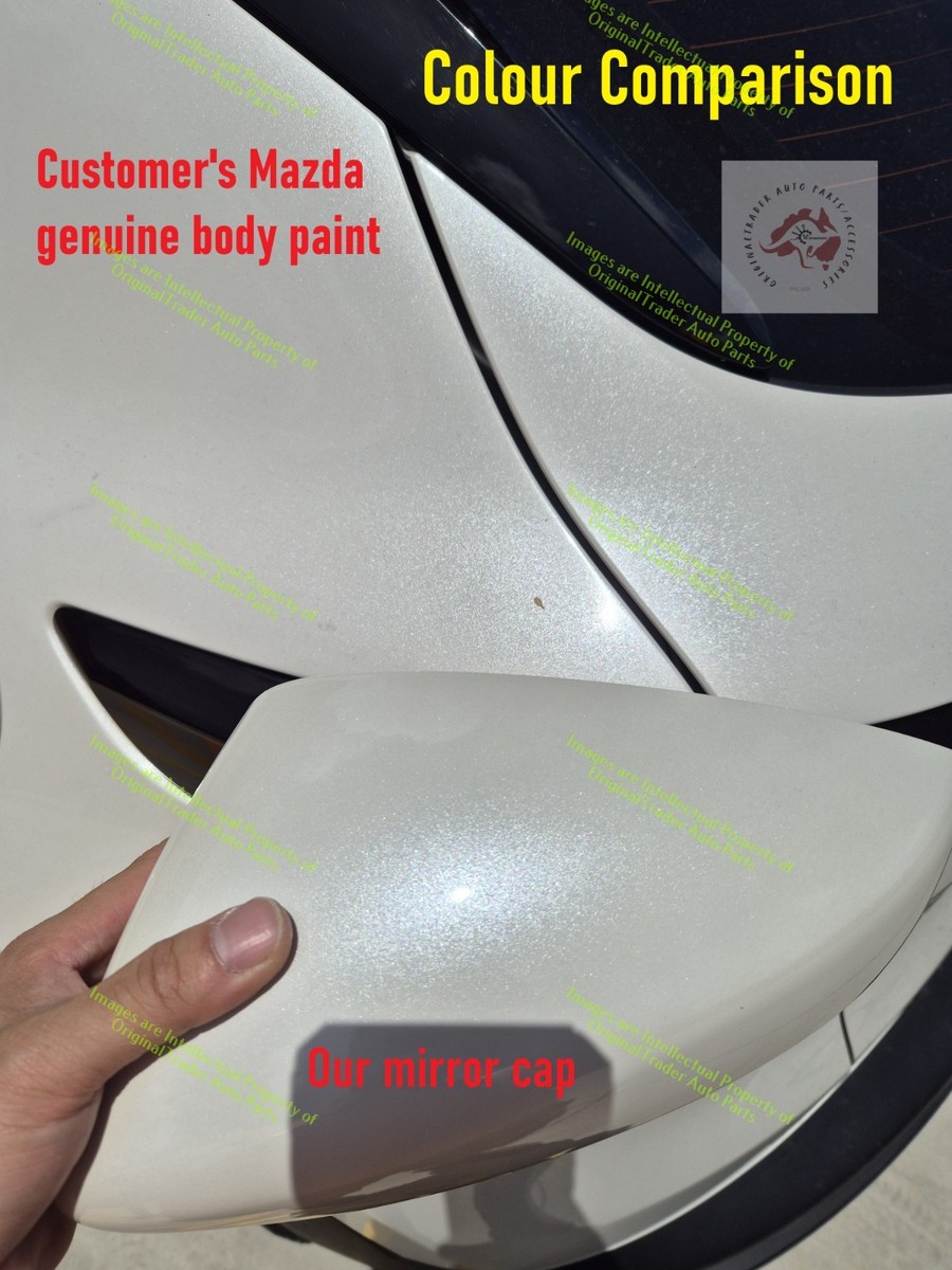 Right Side Mirror Case Cover fits Mazda CX-3 CX3 DK Snowflake