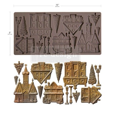Decor Moulds   Christmas Village