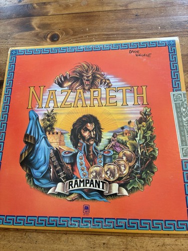 Nazareth Lp Rampant Nazareth Rampant 1974 VG+ Hard Rock LP A&M Records | eBay