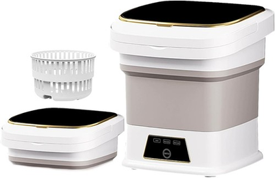 #ad Foldable Mini Washer 16L Portable Washing Machine with Spin Dryer amp; 3 Wash ... $42.50