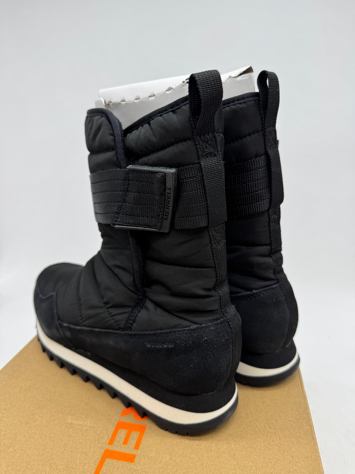 Merrell Alpine Stivali Invernali Polari Cinghie Alte Donna Nero Impermeabile 7