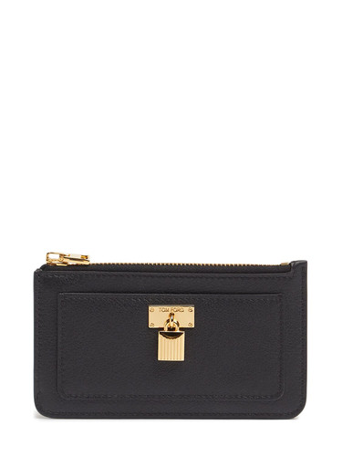 TOM FORD Padlock Black Card Holder New & Authentic