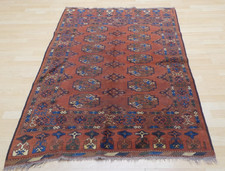 Afghan Carpet Rug Hand Made Wool Vintage Wool Oriental Area 5ft 8" x 4ft