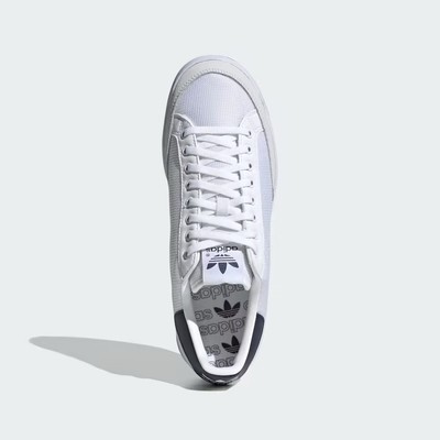 Adidas Rod Laver Shoes Men\'s Size 8 White Navy Classic Tennis Sneakers BB8563 New adidas Originals ROD LAVER G99864 Running White/College  main image 3