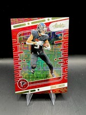 2024 Panini Absolute - Drake London Red Squares #6/499 - Falcons - MINT & CENTER