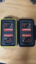 Sandisk Extreme Compact Flash Cards 4x 8 GB 8Gb card 60mb