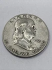 1951 S San Francisco Franklin Silver Half Dollar - Circulated - Very Fine