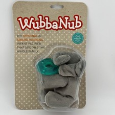 Elephant WubbaNub 0-6 Months Soothing Pacifier  Plush 2016 New Sealed Package 