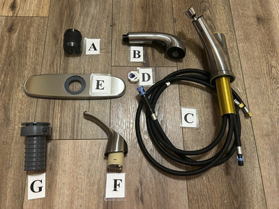 Replacement Parts for Project Source Everfield Pull-Out Kitchen Faucet (R)