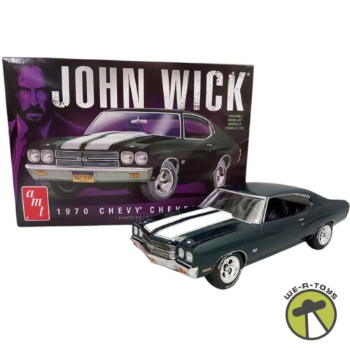 AMT 1970 Chevy Chevelle John Wick 1:25 Scale Model Kit Round 2 - Picture 1 of 11