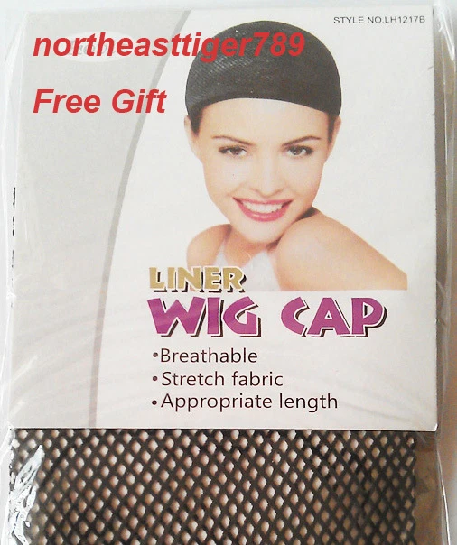 Moda Multicolor Largo Rizado Mujeres Dama Juegos con disfraces Fiesta Peluca de Pelo Pelucas + Gorra Peluca Foto 2 de 3