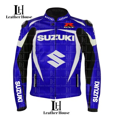 Suzuki Leather Jacket Suzuki Racing Jacket Suzuki Racing Motorycle Biker Jacket