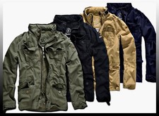 Brandit Herren Herbst Jacke Übergangsjacke Frühlings Jacke  Outdoor Army BLouson