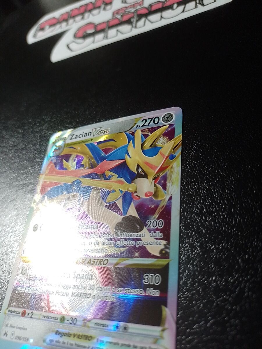 NUOVO SET ZAMAZENTA ZACIAN V ASTRO 096 099 /159 Italiano POKEMON Zenit  Regale