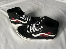 Vans Sk8-Hi Filmore High-Top Floral Black Shoes US Missy 2.5