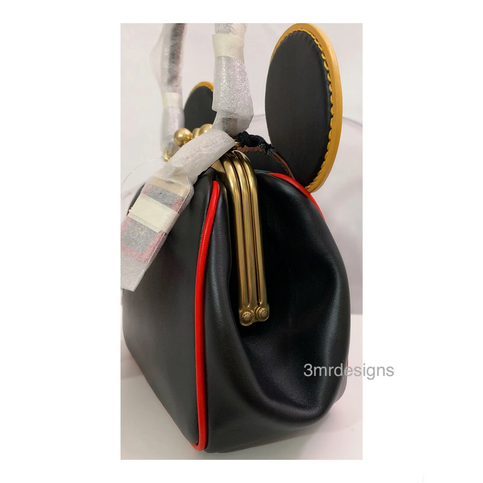 Coach X Keith Harling Portamonete Portamonete in pelle di Topolino e K.S. nuovo con etichette Orecchini