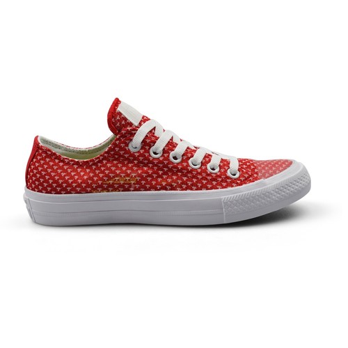 red knit converse