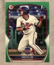 2023 Bowman Hao-Yu Lee Green 11/99 1st Bowman SP Detroit Tigers Rookie