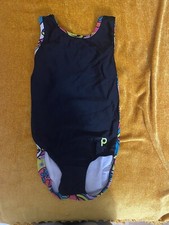 Plum Practicewear Graffiti Leotard - Adult Extra Small - RARE