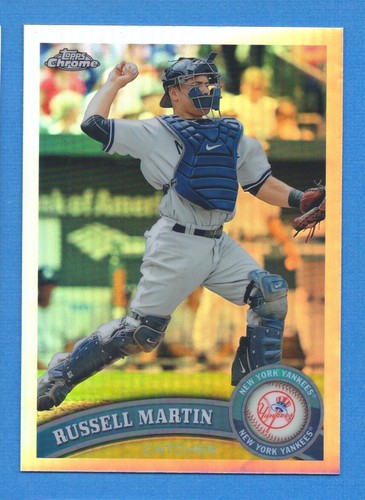 Russell Martin #23 2011 Topps Chrome card