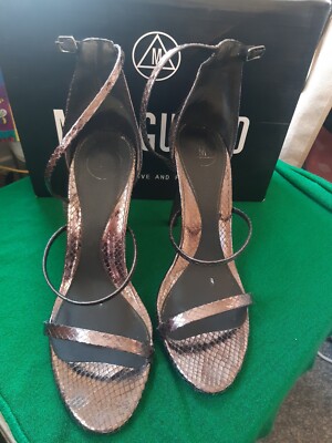 Missguided heels size 6, metallic stunning heels UK